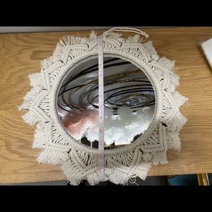 Handmade Macrame home decor. Wall hanging great for living and outdoor spaces